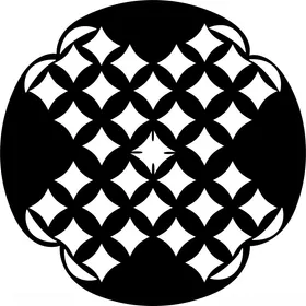 手绘图形花纹民俗工笔素描线条画几何