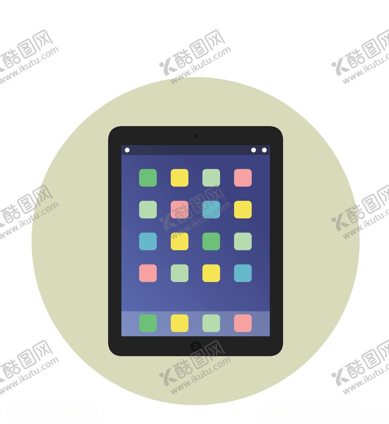 编号：90330809221315007139【酷图网】源文件下载-平板UI标识标志