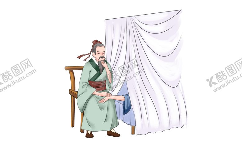 编号：82363006241156216454【酷图网】源文件下载-中医传统人物国风合成海报素材