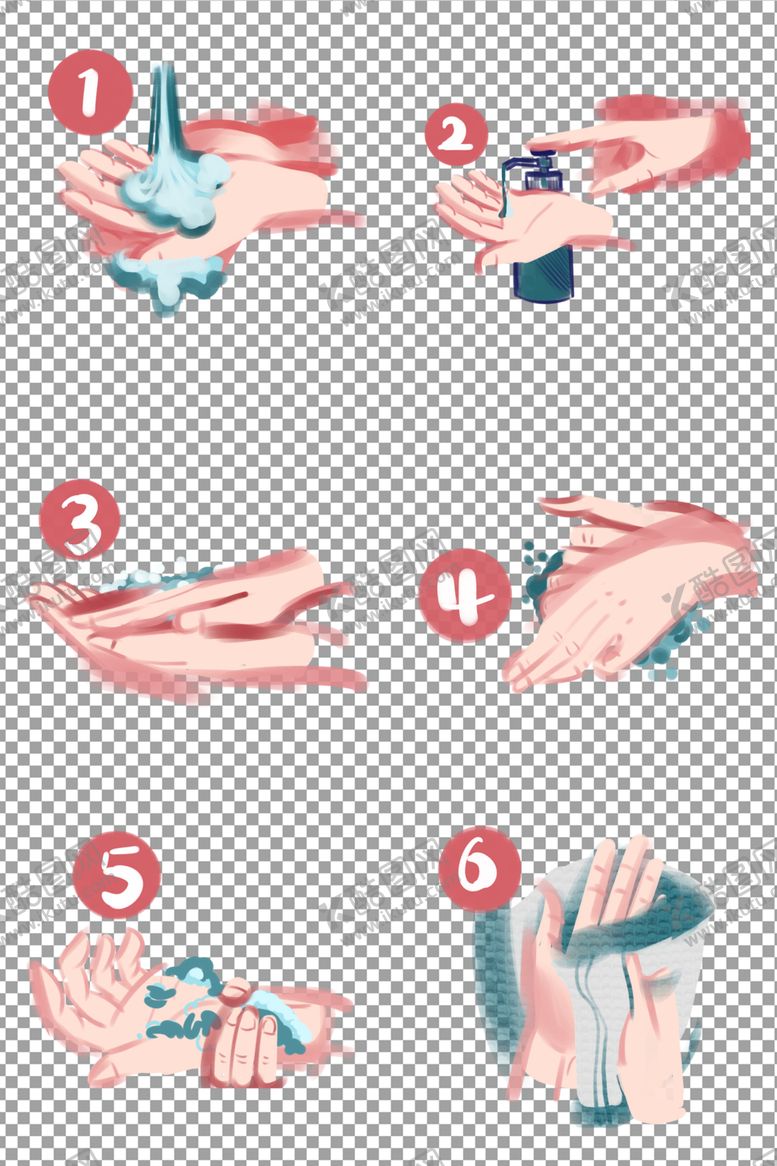 编号：46965809232333481018【酷图网】源文件下载-洗手清洁