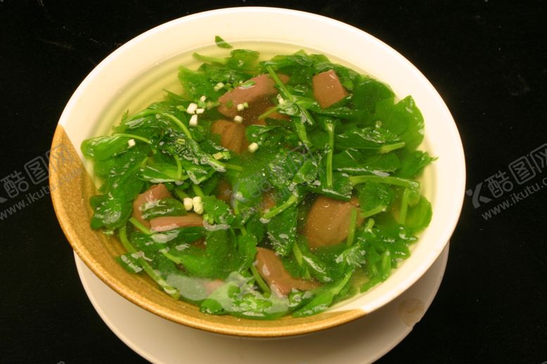 编号：43584410281532526173【酷图网】源文件下载-血旺豆苗汤