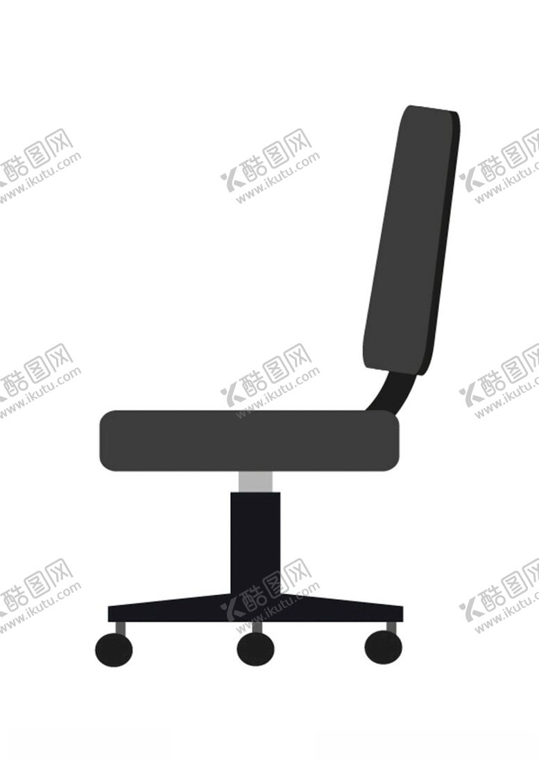 编号：41103502180108051246【酷图网】源文件下载-椅子办公椅旋转凳子工作座椅