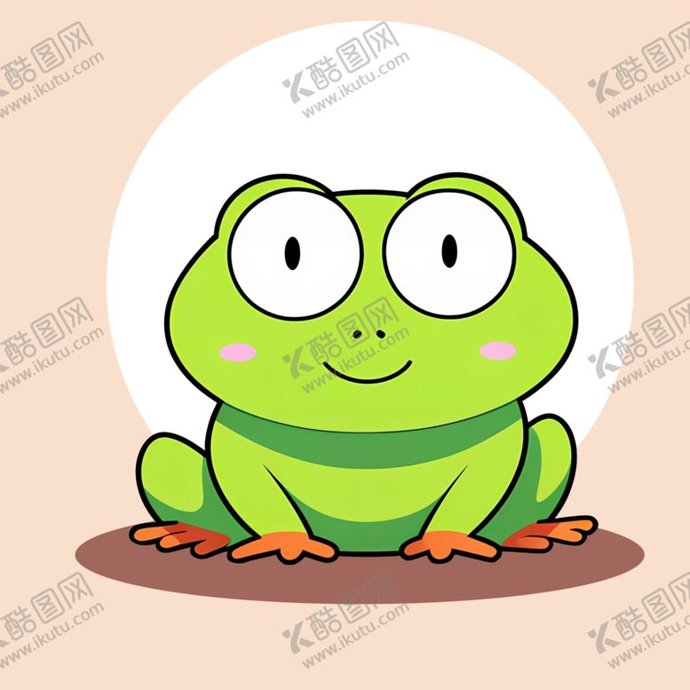 编号：99326901210642152176【酷图网】源文件下载-手绘卡通青蛙