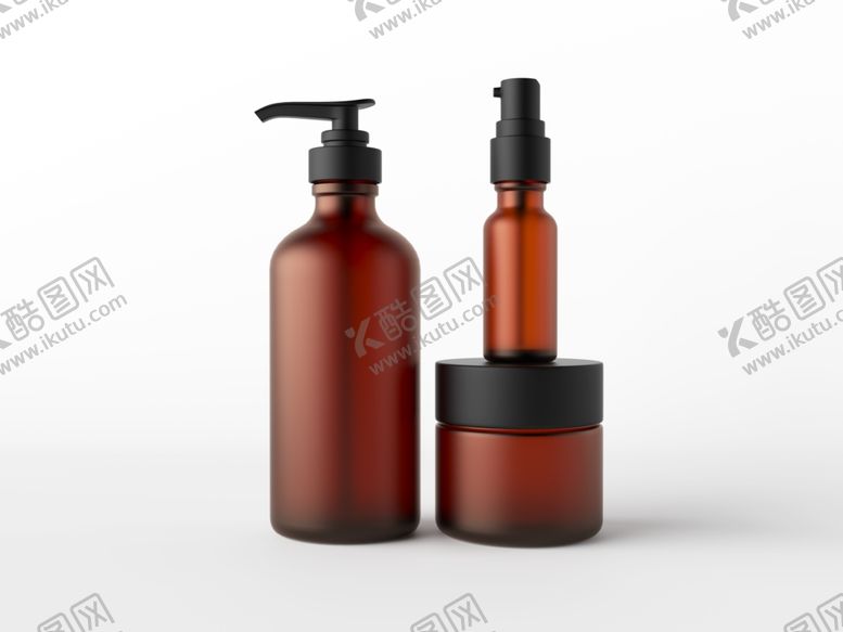 编号：18181109160352025504【酷图网】源文件下载-护肤品瓶子包装效果