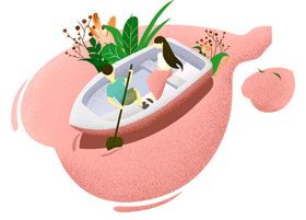 浪漫素材酒吧浓情夏日牛郎