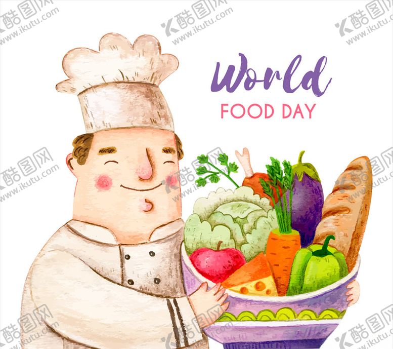 编号：44984610221016369148【酷图网】源文件下载-世界粮食日厨师