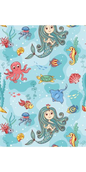 海洋插画图案动物