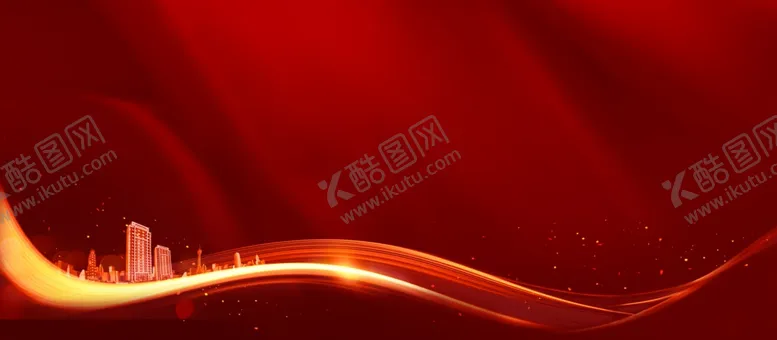编号：45430606260400043258【酷图网】源文件下载-地产红金