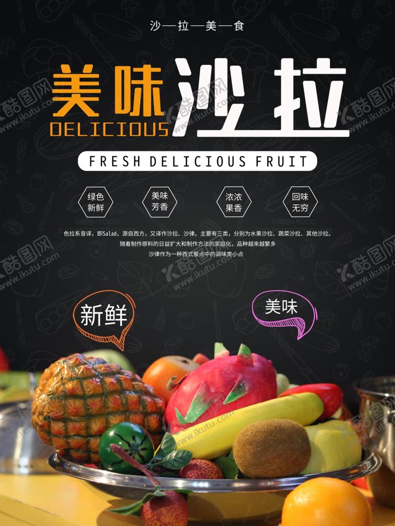 编号：27147110050847109276【酷图网】源文件下载-水果沙拉