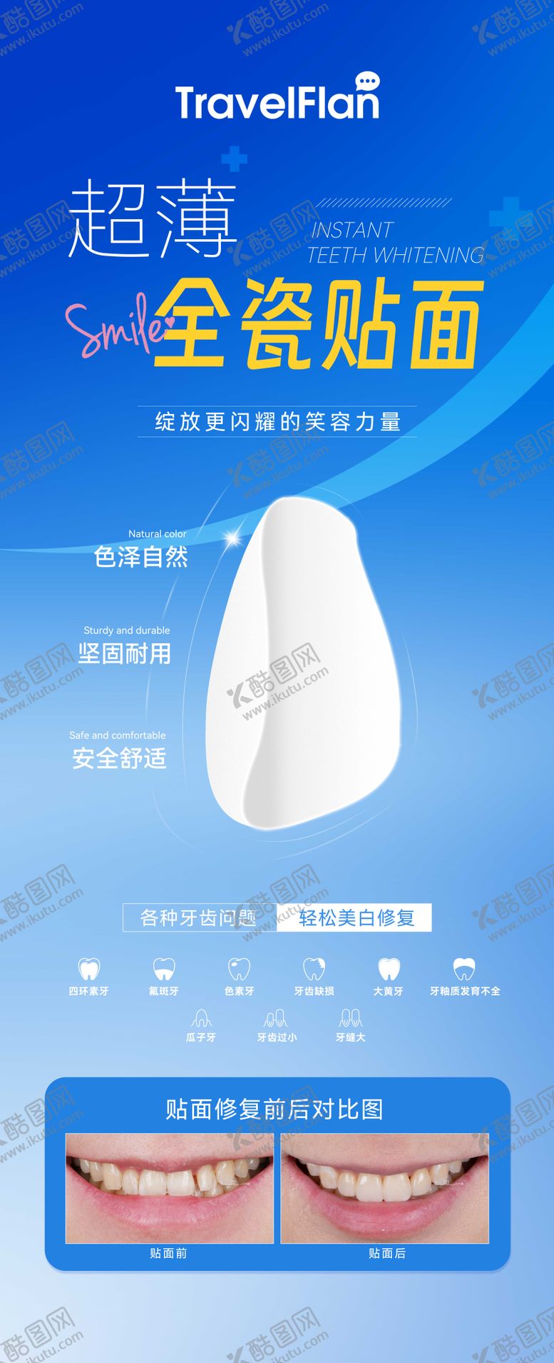 编号：79023612181151091879【酷图网】源文件下载-牙齿贴面海报