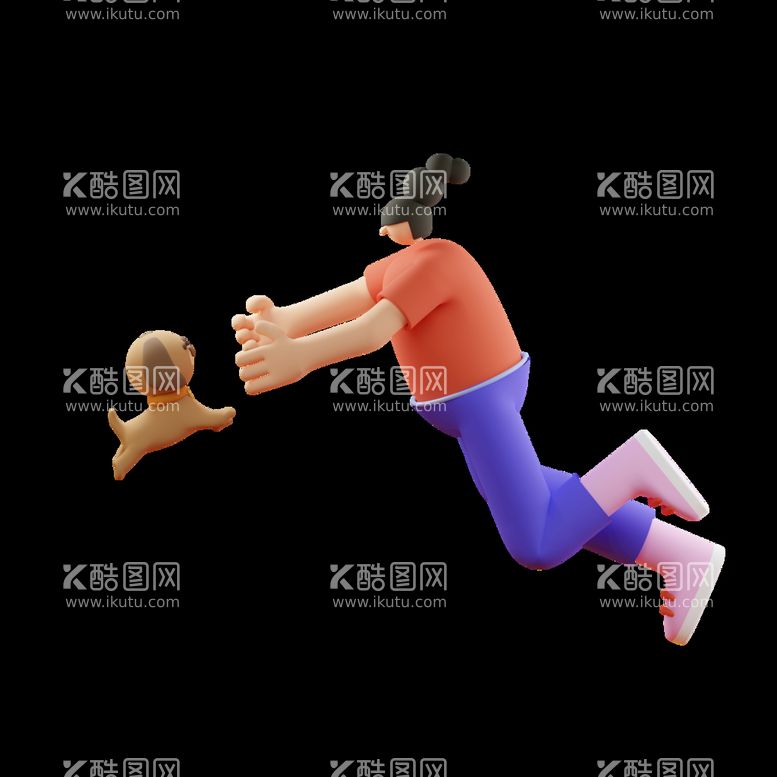 编号：89710510160026267036【酷图网】源文件下载-3d人物