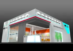 展览3D模型二面开口设计源文件图片示厅设计