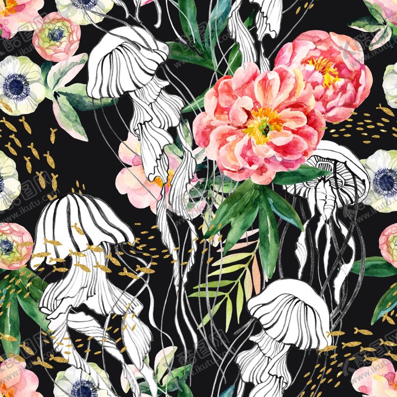 编号：41391610310309501684【酷图网】源文件下载-手绘花