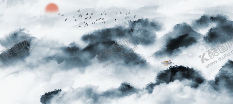 编号：93562306242153574178【酷图网】源文件下载-水墨山水