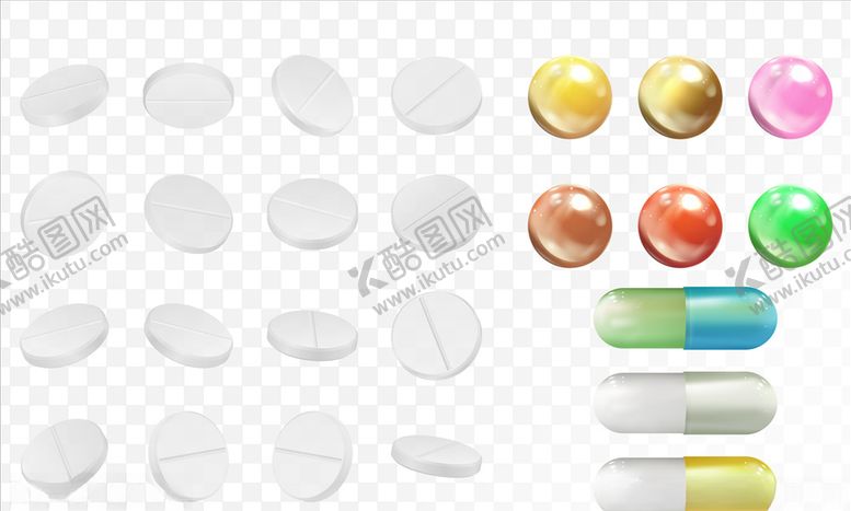 编号：39937007041219352523【酷图网】源文件下载-药丸胶囊