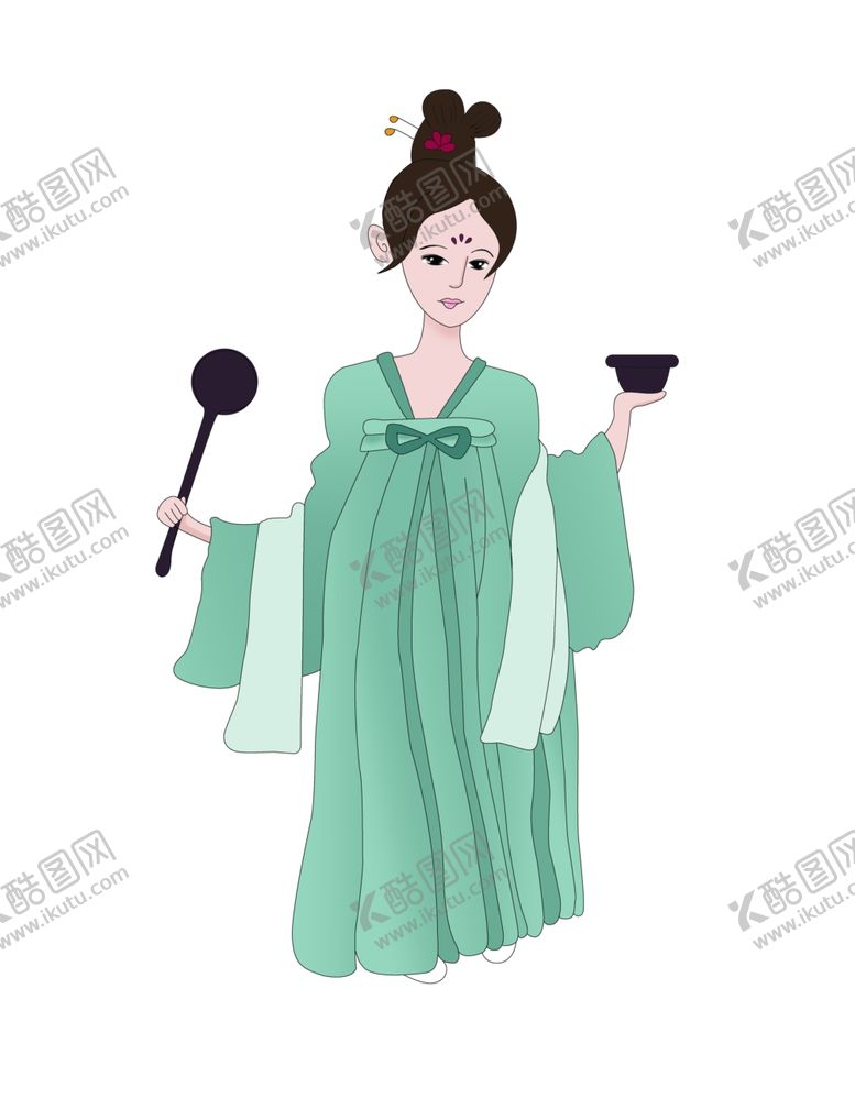 编号：62395902162225239633【酷图网】源文件下载-餐饮人物古风漫画