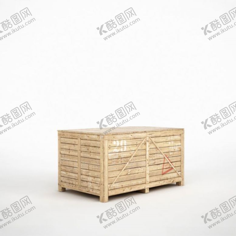 编号：90892701271318396302【酷图网】源文件下载-C4D模型木头箱子