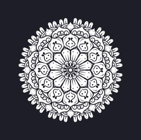 万花筒镂空花卉