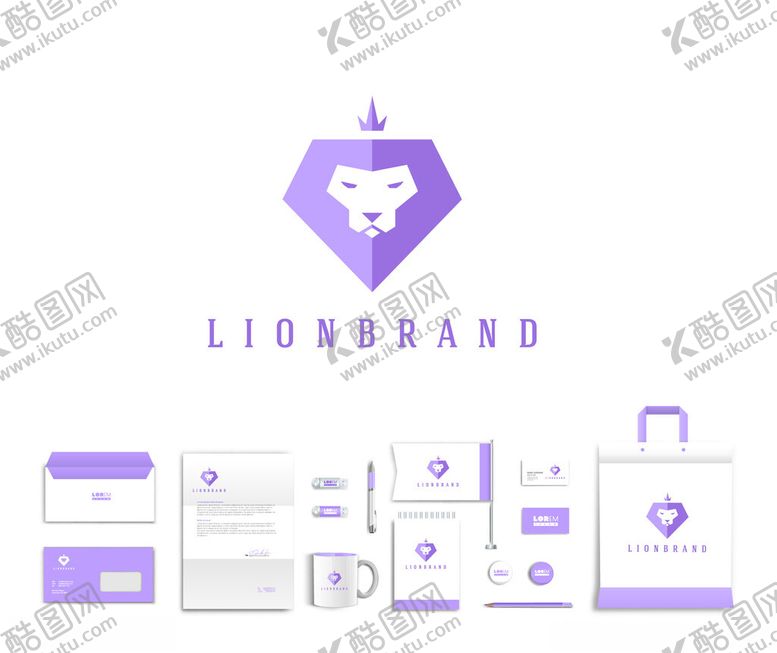 编号：88801711251933133504【酷图网】源文件下载-狮子品牌视觉识别设计套件