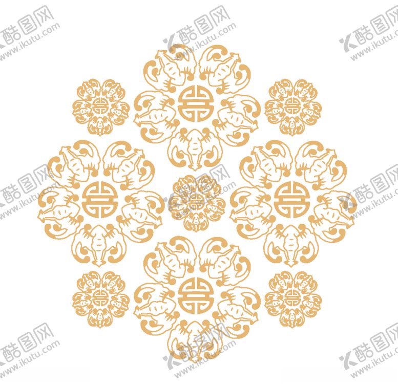编号：38264205070550336142【酷图网】源文件下载-福纹矢量花纹