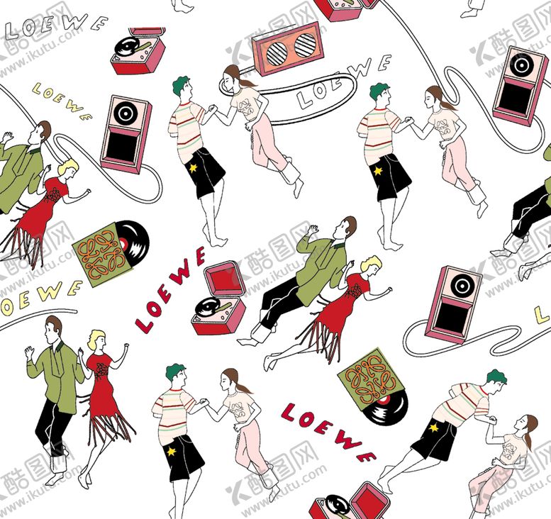 编号：14663509271122365843【酷图网】源文件下载-手绘人物漫画