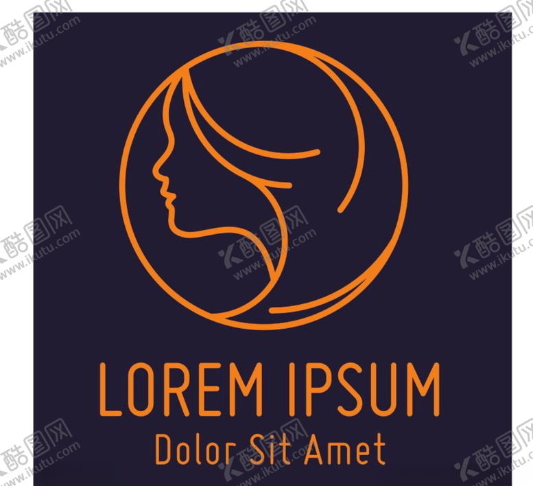 编号：69458411020211332627【酷图网】源文件下载-美人标志