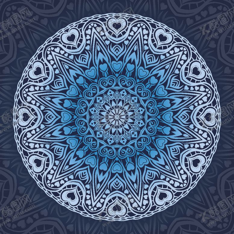 编号：49212509171651046713【酷图网】源文件下载-曼陀罗花纹