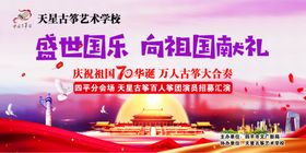 古筝表演背景