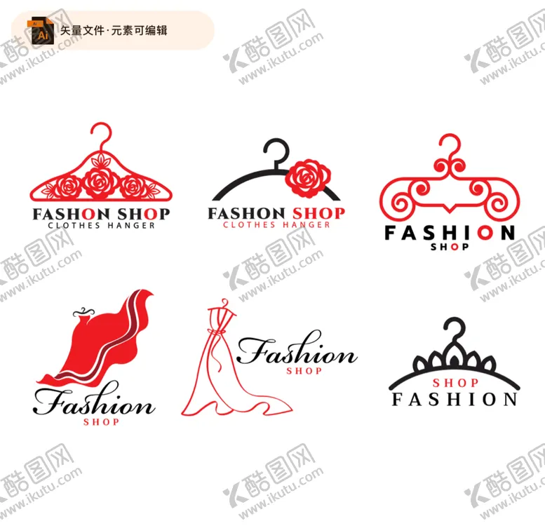 编号：54976110080043568305【酷图网】源文件下载-服饰logo矢量素材