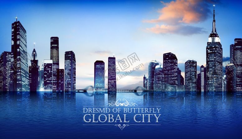 编号：82454209230306348918【酷图网】源文件下载-海滨城市夜景