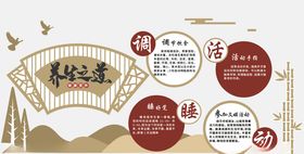 健康养生文化墙