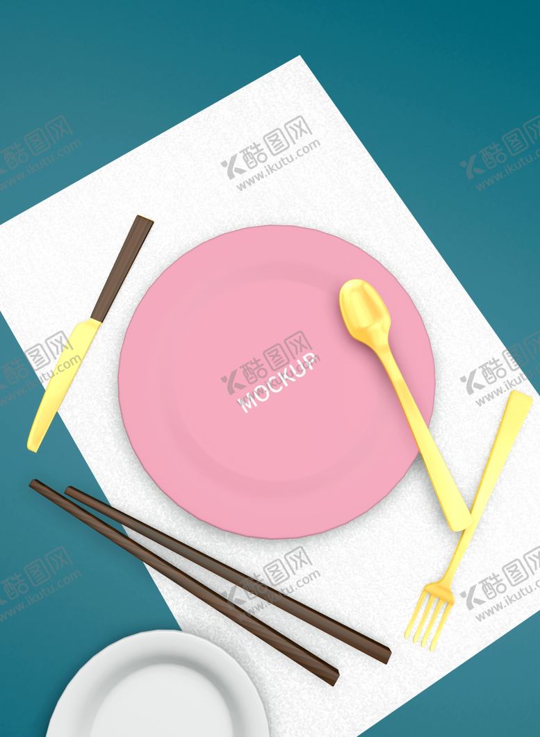 编号：97470910092345163482【酷图网】源文件下载-餐具样机