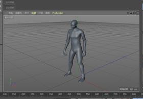 c4d模型爬行 动作 扫描