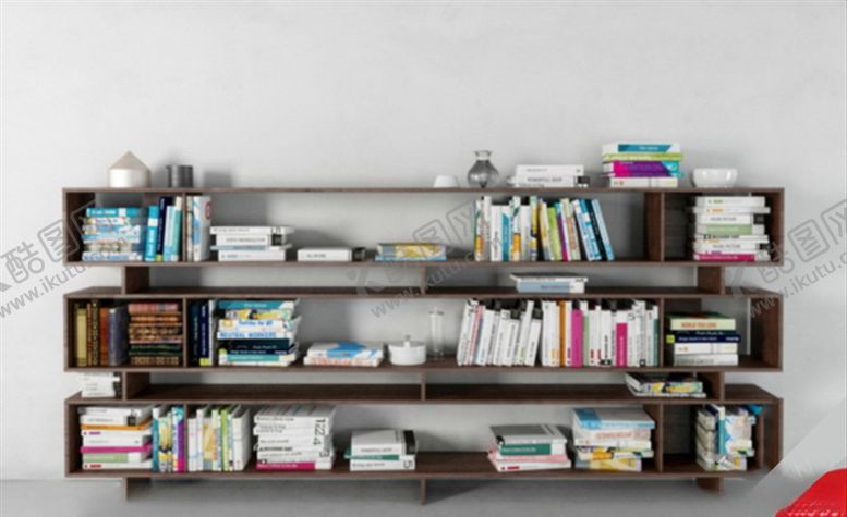 编号：96785004191507393508【酷图网】源文件下载-MAX模型书架书柜