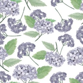 水彩花卉花纹