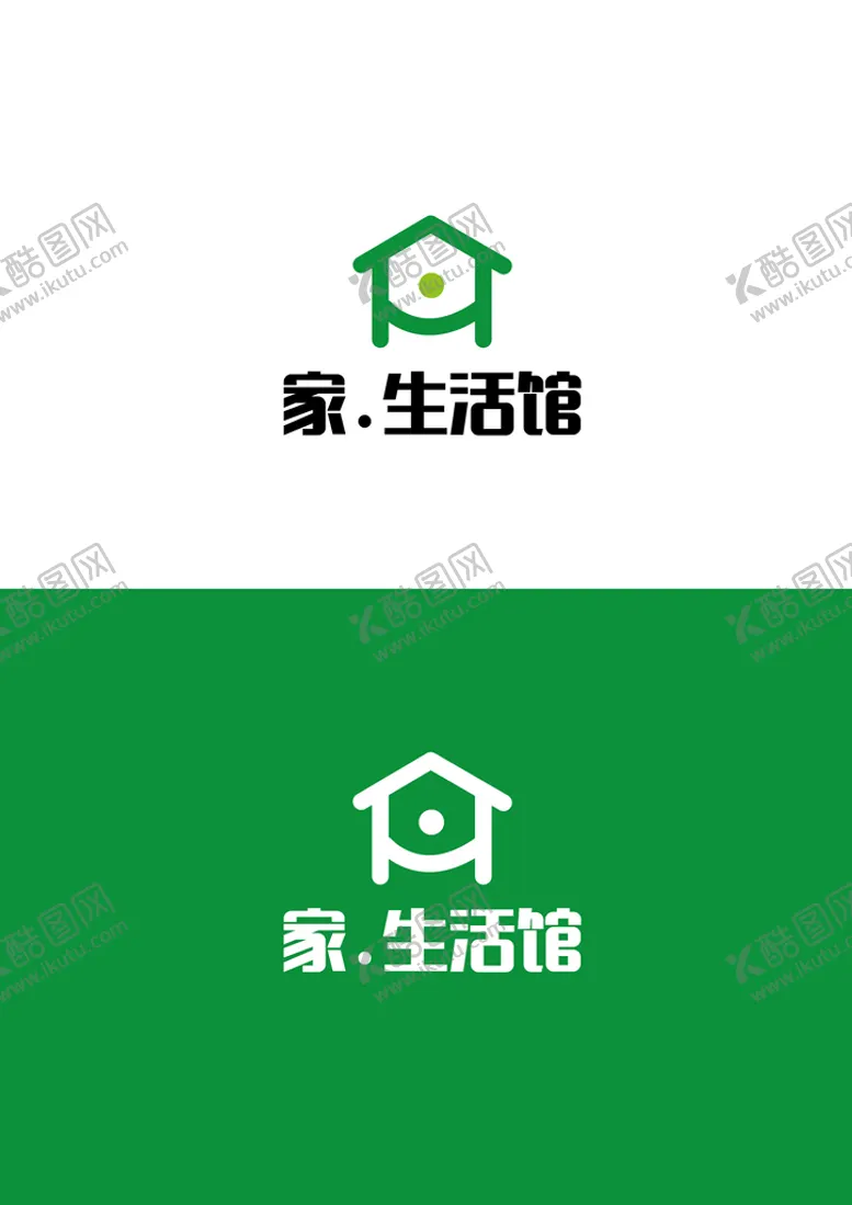 编号：43626310231403324320【酷图网】源文件下载-生活馆标识设计