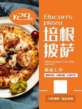 Pizza新品宣传海报