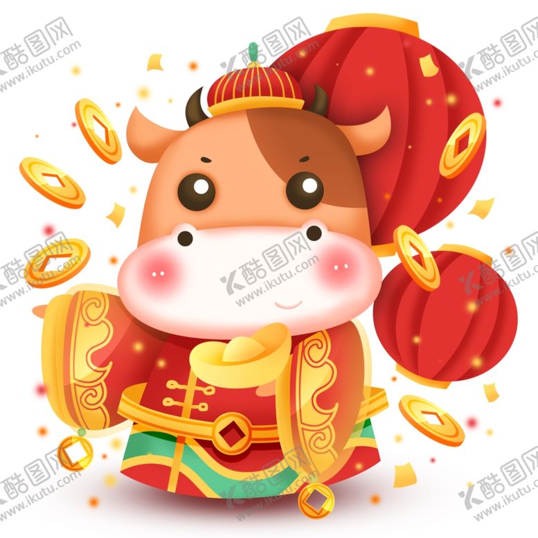 编号：96575904080245323099【酷图网】源文件下载-卡通牛形象