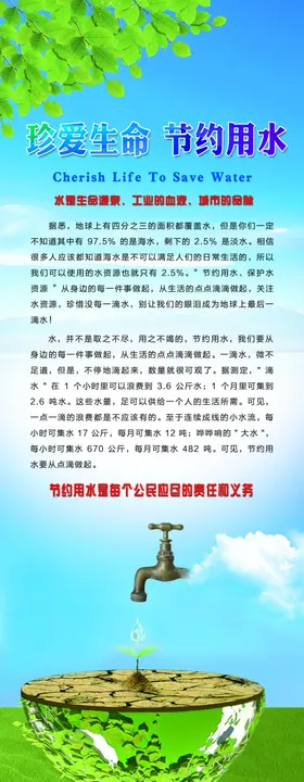 节约用水节约用水海报
