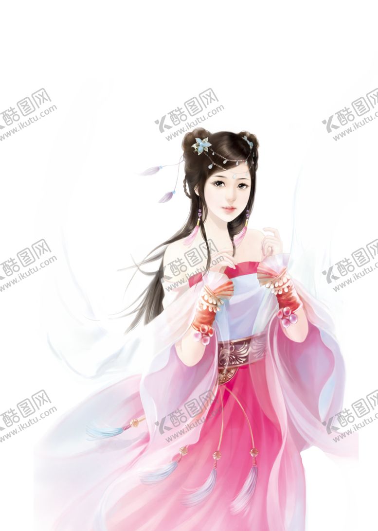 编号：64596010241215492078【酷图网】源文件下载-古典美女