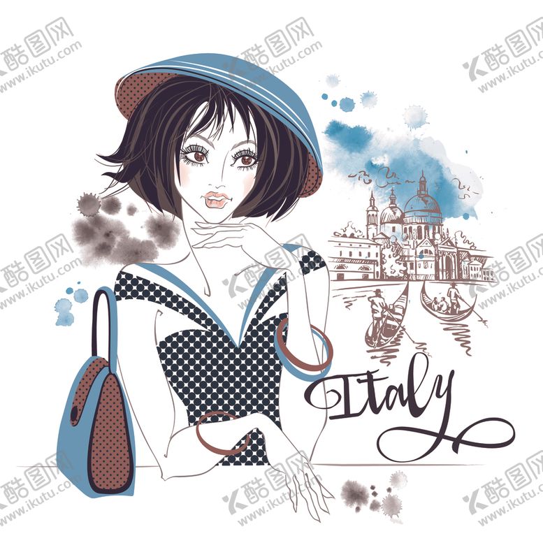 编号：33973406162244114395【酷图网】源文件下载-女性插画