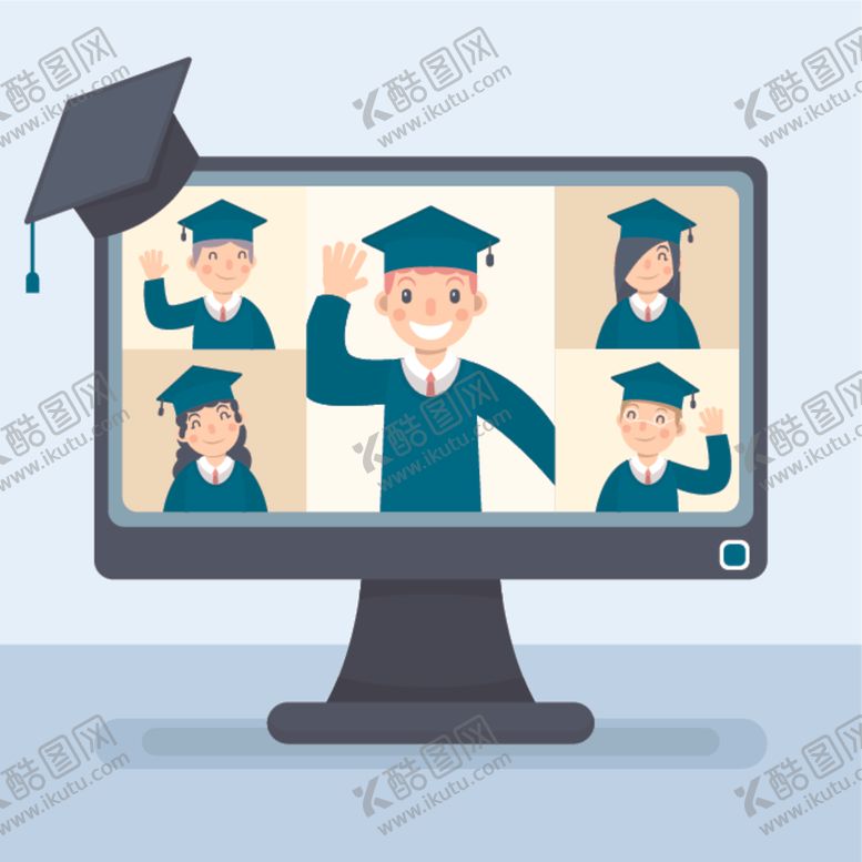 编号：87009007031247106080【酷图网】源文件下载-毕业学生人物