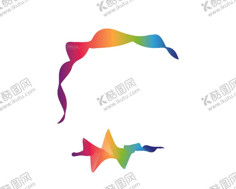 编号：24207007131101385663【酷图网】源文件下载-彩色渐变曲线