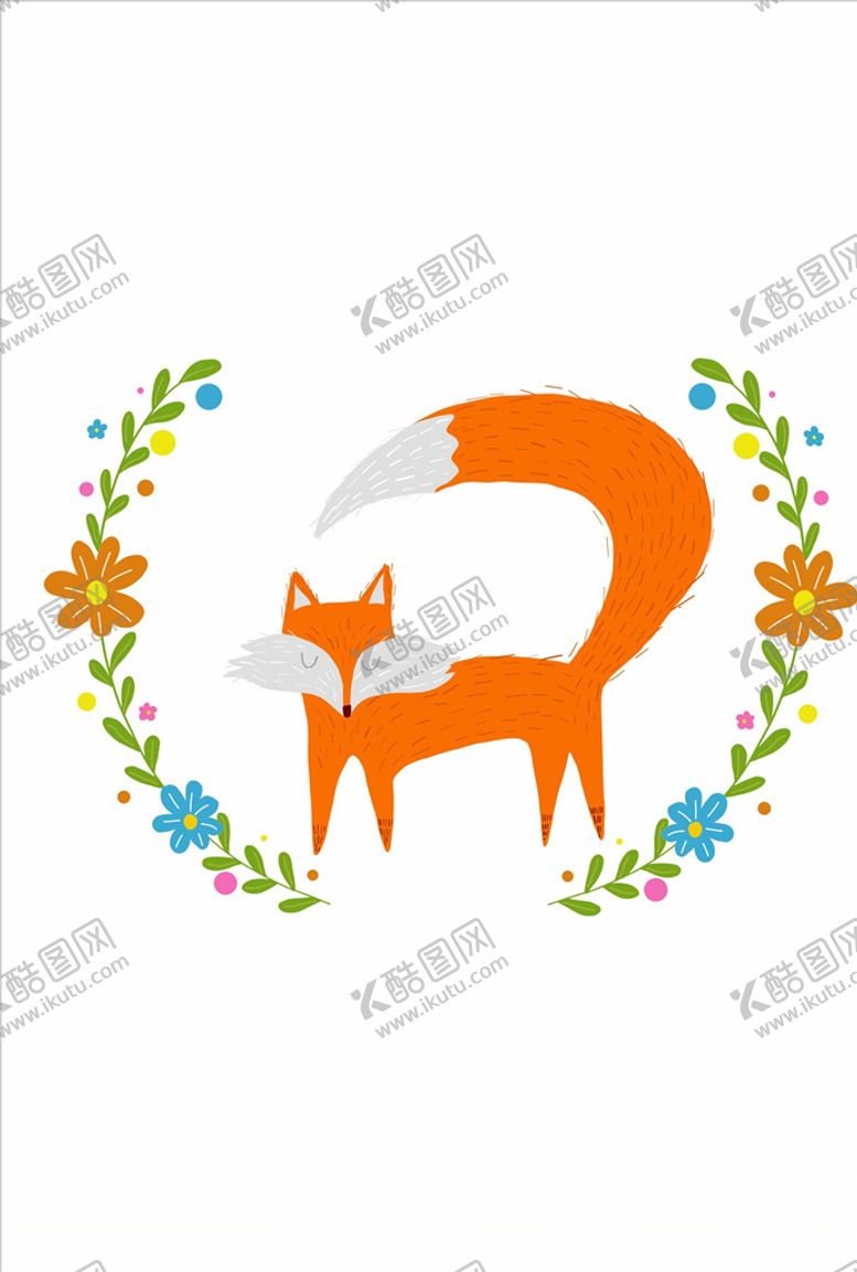 编号：98718110211440236719【酷图网】源文件下载-卡通狐狸