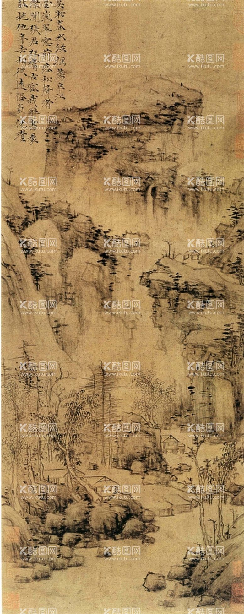 编号：25918510260041317194【酷图网】源文件下载-国画山水画