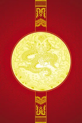 中国风背景活动企业水墨舞台