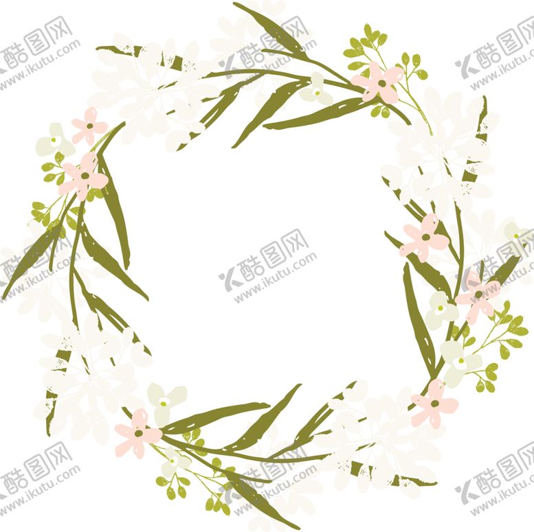 编号：67445406190914073493【酷图网】源文件下载-水彩植物