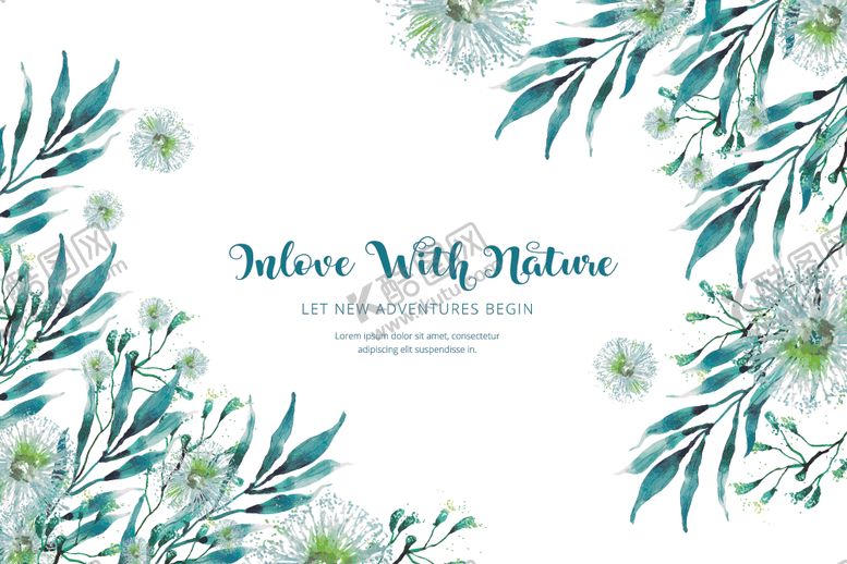 编号：49079510050555389720【酷图网】源文件下载-花卉卡片