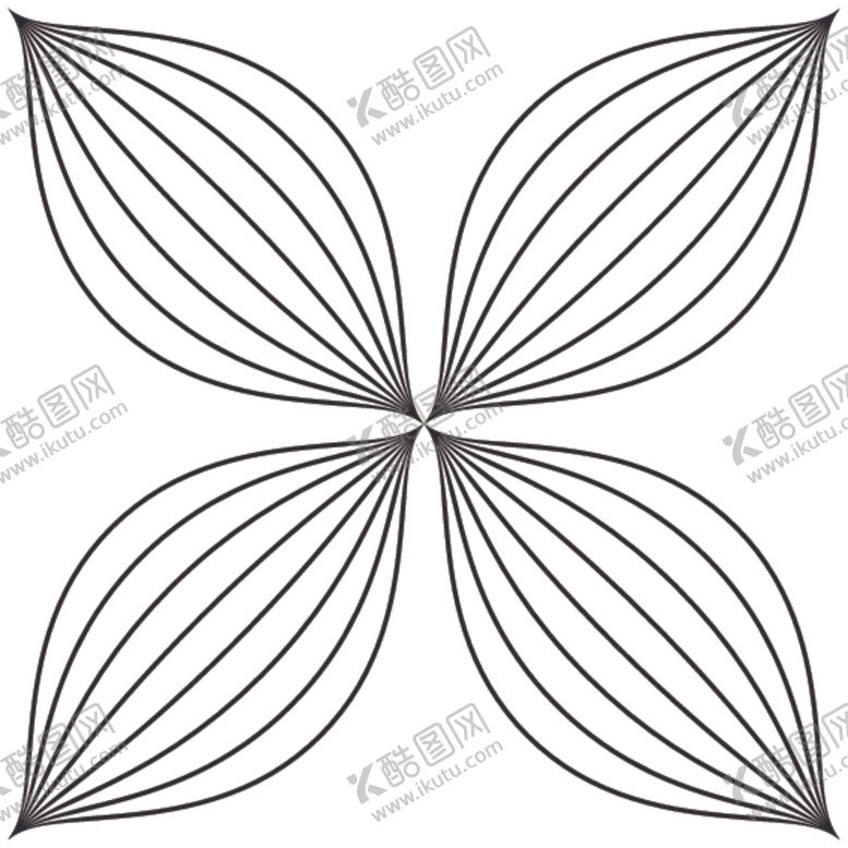 编号：11895009141517544121【酷图网】源文件下载-黑白简约花纹图案设计