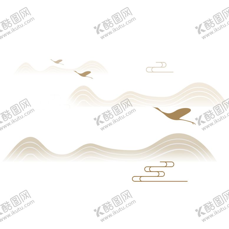 编号：31249510091022151452【酷图网】源文件下载-祥云中国风元素png